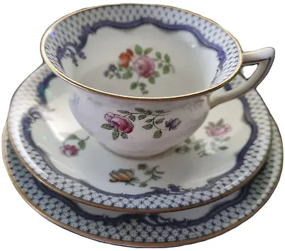 Buy Aynsley Vintage China Tea Cup Saucer Plate Roses Trio (Rare) • 22.99£