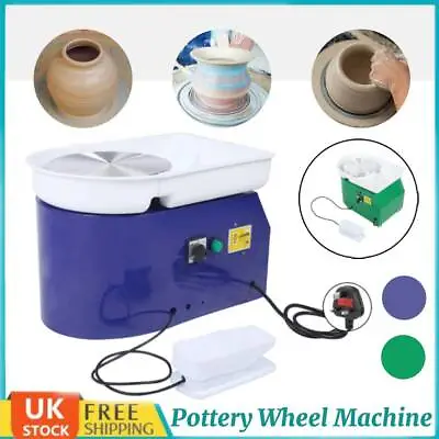 Buy Electric Pottery Wheel Ceramic Making Machine DIY Potter Clay Mould Craft UK • 108.89£