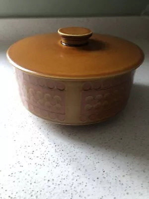 Buy Vintage Hornsea Pottery Saffron Design Tureen Serving Dish With Lid - 1970s • 5£