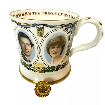 Buy Vintage Coalport Princess Diana Wedding Commemorative Cup Mug Bone China 1981 • 66.40£