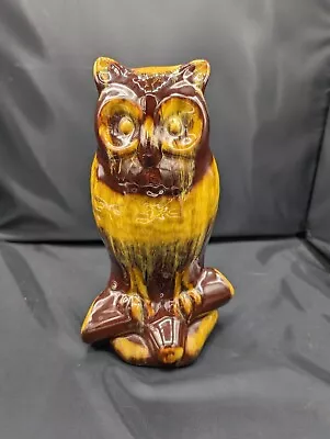 Buy Blue Mountain Pottery Great Horned Owl Harvest Gold Glaze 10   • 38.41£
