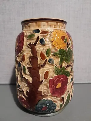 Buy Indian Tree Handpainted Vase By Tony Wood • 14.99£