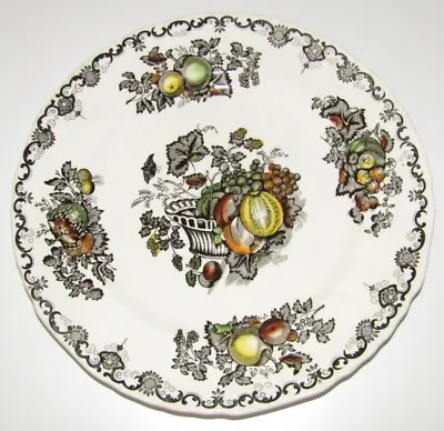 Buy Masons Made In England China Ceramic Plate - Fruit Basket Pattern • 5.99£