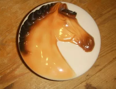Buy Rare Happy Valley Studio Horse Ceramic Lidded Bowl Made In USA • 17.99£