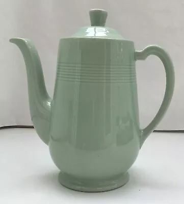 Buy Vintage Wood's Ware  Beryl  Green Coffee Pot - Used • 15£