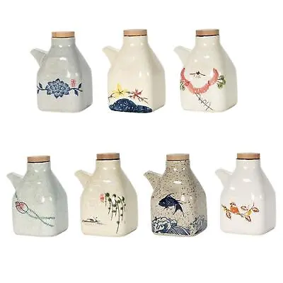 Buy Large Cooking Oil Bottle Ceramic Japanese Style Pourer Big Oil Dispenser Easily • 15.62£