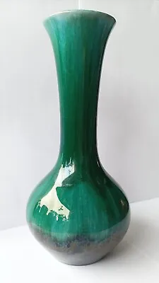 Buy Vintage Blue Mountain Canada Pottery Vase 21.5 Cm • 14£