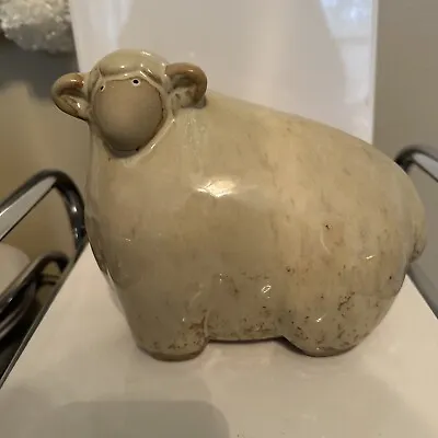 Buy Adorable Fat Sheep Ceramic Decor Neutral • 19.21£