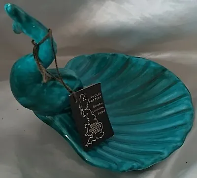 Buy Anglia Pottery Fish Trinket Dish, Turquoise,  AP. 023  - Made In England • 25£