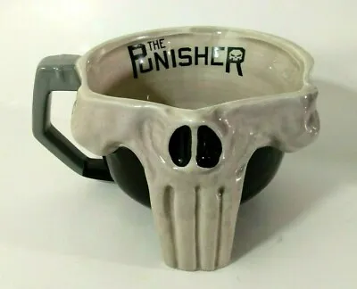 Buy Zak Marvel The Punisher Half Skull Coffee Hot Chocolate Coco Mug Fast Shipping  • 15.39£