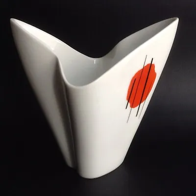Buy Vtg MCM Scarce Hans Stangl Rosenthal Selb Art Pottery Pinched Modernist Vase • 84.99£