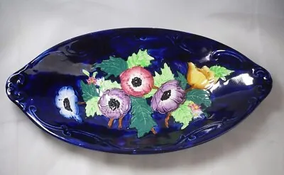 Buy Vintage Maling BLUE ANEMONE Floral Dish Pattern 6535 • 12.99£