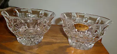 Buy 2 Vintage BLOCK Crystal Bowls Poland (24% Full Lead Crystal) Never Used... • 22.64£