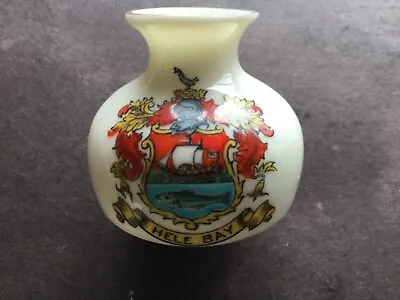 Buy Arcadian Crested China Of Hele Bay On A 35mm High Pot. • 3.99£