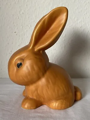 Buy Very Rare Vintage Wadeheath Flaxman Ware Snub Nose Bunny Rabbit / Orange • 89.95£
