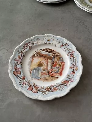 Buy Vintage 1982 Royal Doulton Brambly Hedge WINTER 8 Inch Plate  1st Quality  • 19.99£