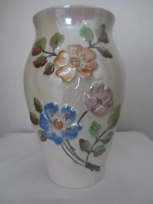 Buy Arthur Wood Lustre Glazed Floral Design Vase • 18£