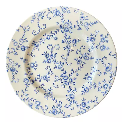 Buy Set Of 4 ROYAL STAFFORD Shabby Chic Blue Rose Porcelain 11  Dinner Plates NEW • 68.11£