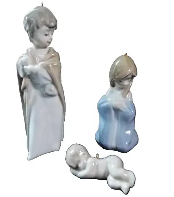 Buy Lladro Porcelain Mini Sagrada Familia 5657 Ornaments Holy Family Nativity Box 🎄 • 46.49£