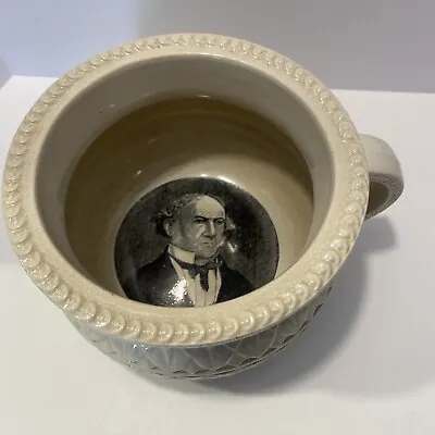 Buy Belleek Porcelain William Gladstone Chamber Pot With Interior Lithograph Inside • 332.48£