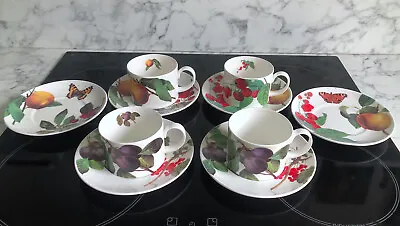 Buy Dunoon Bone China Cup & Saucer Set - Redoute's Prints - Fruit & Berry Design • 12£