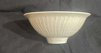Buy David Frith, Porcelain Fluted Bowl Impressed Personal Seal David Leach Interest • 71£