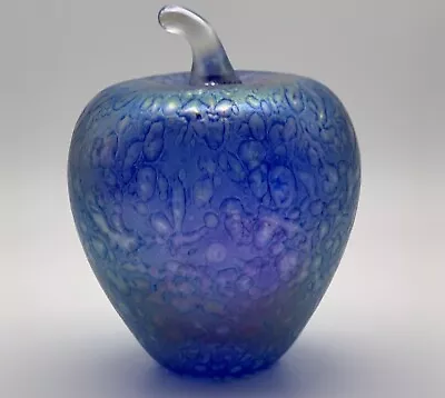 Buy John Ditchfield Glasform Art Glass Iridescent Glass Apple • 38£