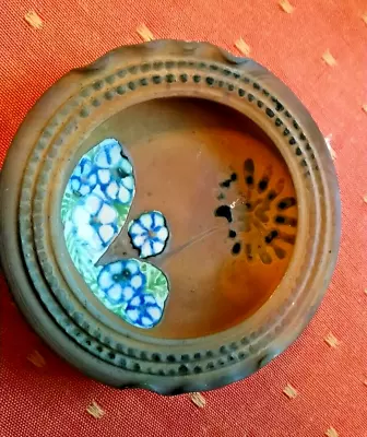Buy Eeles Family Pottery Decorative Woodfired RAKU Small Brown Decorative Bowl • 29£
