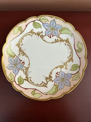 Buy Antique Limoges France Flambeau China LDB & Co Handpainted Floral Plate • 27.47£
