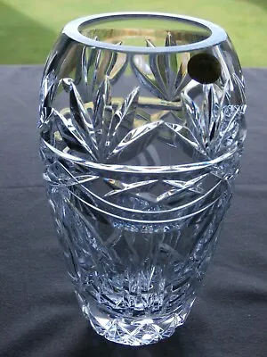 Buy Tyrone Crystal 6  Tall DUNLUCE Vase - Stamped - Ex Cond • 12.99£