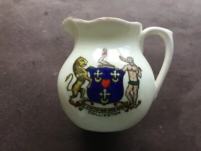 Buy Arcadian Crested China Of Collieston On A 65mm High Jug • 3.99£