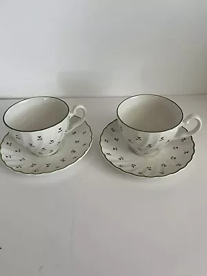 Buy Laura Ashley Thistle Cup And Saucers X 2 • 10£