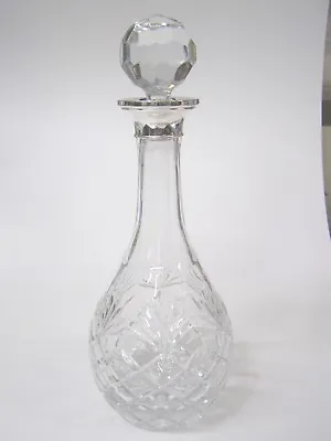 Buy HALLMARKED STERLING SILVER SHERRY Or PORT DECANTER WITH HAND CUT CRYSTAL GLASS • 140£