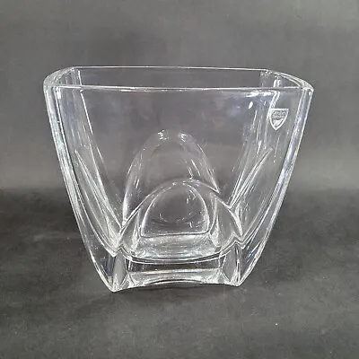 Buy Orrefors Sweden Crystal Cathedral Glass Vase Clear Full Lead Original Label • 28.88£