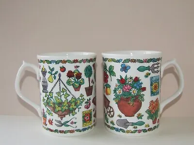 Buy Two Duchess Fine Bone China Mugs ...Gardening Design • 5£