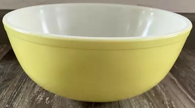 Buy Vintage Pyrex Nesting Bowl #404 Yellow Primary Color #16 Oven Ware 4 Qt Large • 42.65£