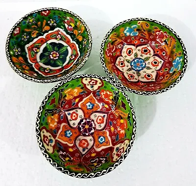 Buy Turkish/Anatolian Handmade Ceramic Bowl With Beautiful Hand Painting Pottery • 9.99£