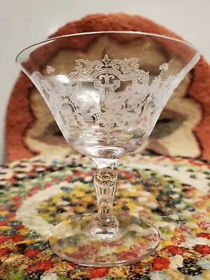 Buy Sale Was 60.  1930s 4 Elegant Martini/champagne Glass From Morgantown  Virginia  • 41.73£