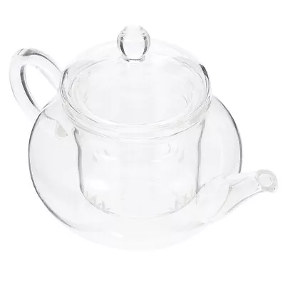 Buy Tea Pot Infuser Heat-resistant Teapot Pots Loose Glass Zen Woman Small Kettle • 11.08£
