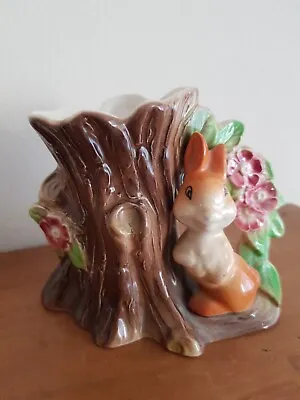 Buy Hornsea Pottery Fauna Royal Rabbit By Tree Trunk;/small Vase/egg Cup  • 3£