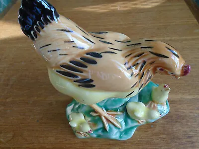 Buy Vintage Ceramic Farmyard Mother Hen With Her Chicks • 12£