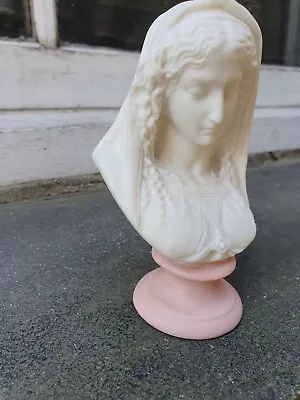 Buy Vintage Antique Parian Bust Of The Virgin Mary Catholic Figurine Figurines (a) • 29.95£