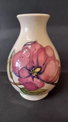 Buy Stunning Moorcroft Vase 'Magnolia' On White Made In England 19.5cm • 160£
