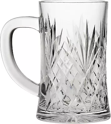 Buy British Crystal Beer Glass/Tankard Brierley Hill Single Crystal Cut Glass • 48.49£