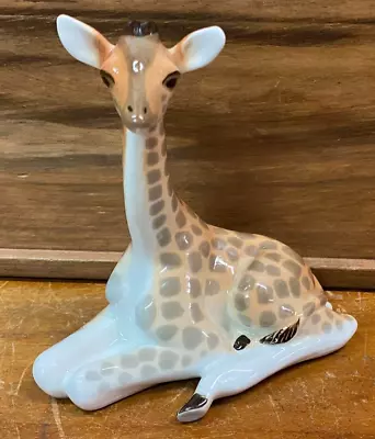 Buy Lovely Vintage Lomonosov USSR Giraffe Porcelain Figurine Made In Russia SU340 • 40£