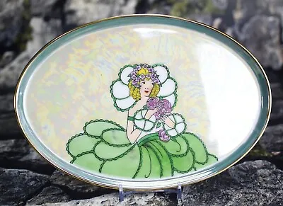 Buy Noritake Deco Lady Oval Plate Japanese Antique Porcelain • 272.14£