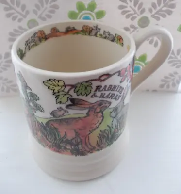 Buy Emma Bridgewater Pottery In The Woods - Rabbits & Hares 1/2 Pint Mug Brand New • 20£