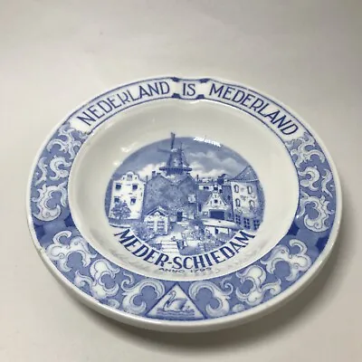 Buy Vintage Blue Delft Ashtray Royal Sphinx Maastricht Made In Holland By P Regout • 19.99£