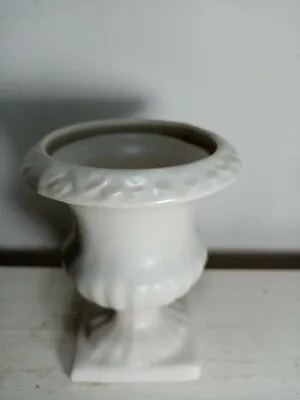 Buy Shorter & Son Stoke On Trent White Ceramic Urn Vase 9.5cm Tall 8.5cm Wide • 8£