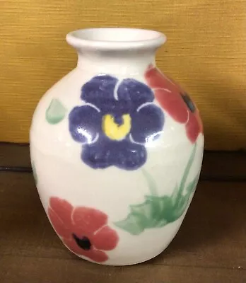 Buy Floral Vase Irish Pottery Stoneware Handmade In Ireland Limavady By McCluskey  • 25£